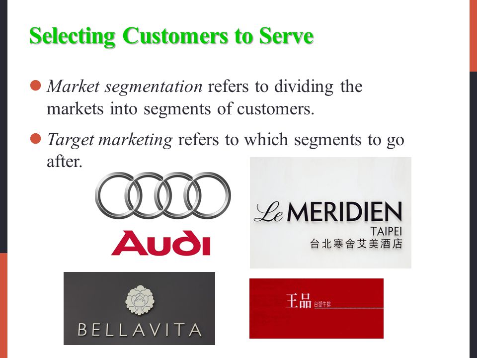 Selecting Customers to Serve