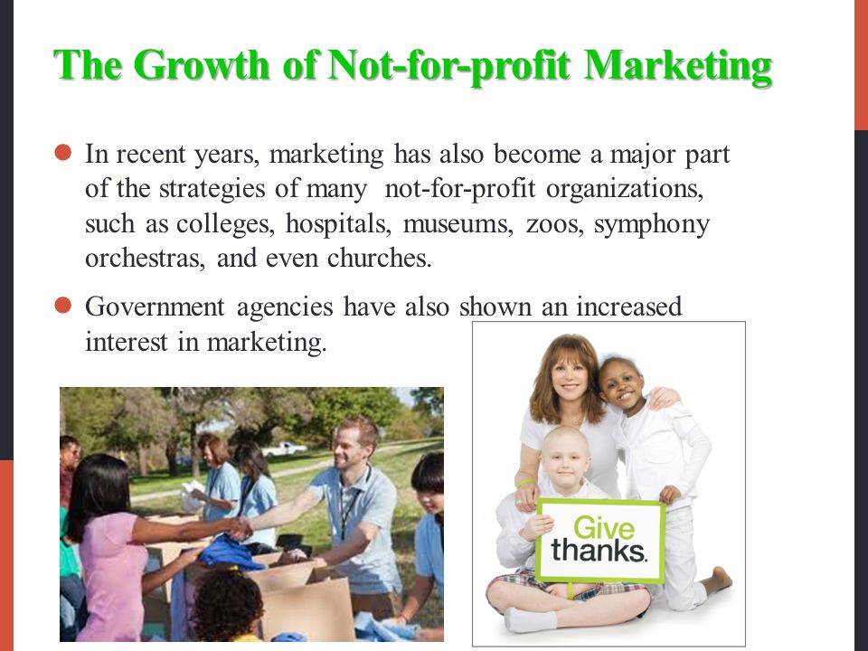 The Growth of Not-for-profit Marketing
