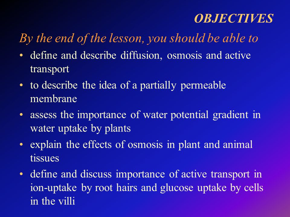 Chapter 3 Diffusion and Osmosis. - ppt download