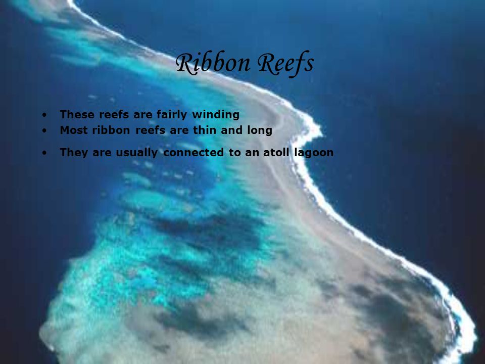 Ribbon Reefs These reefs are fairly winding