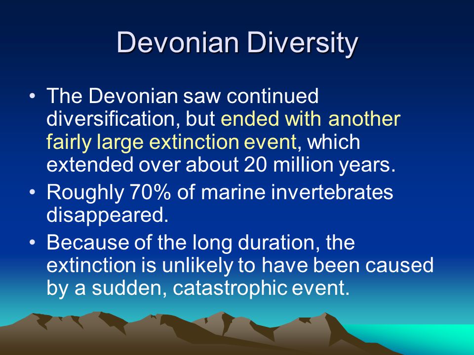 Devonian Diversity