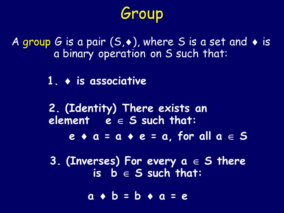 Algebraic Structures Group Theory Ii Ppt Download