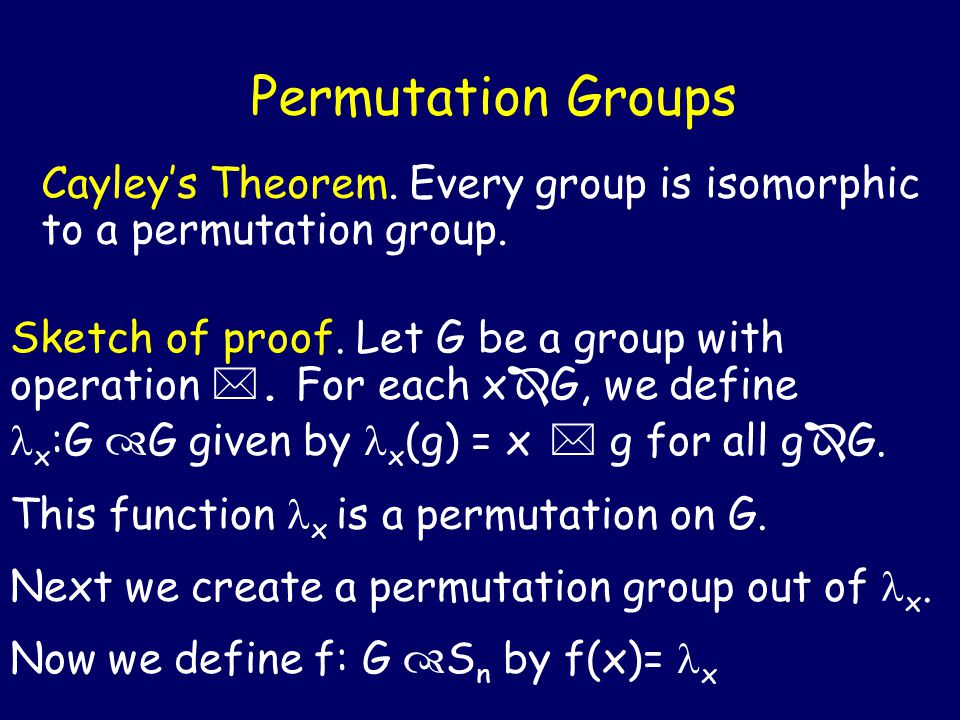 Algebraic Structures Group Theory Ii Ppt Download