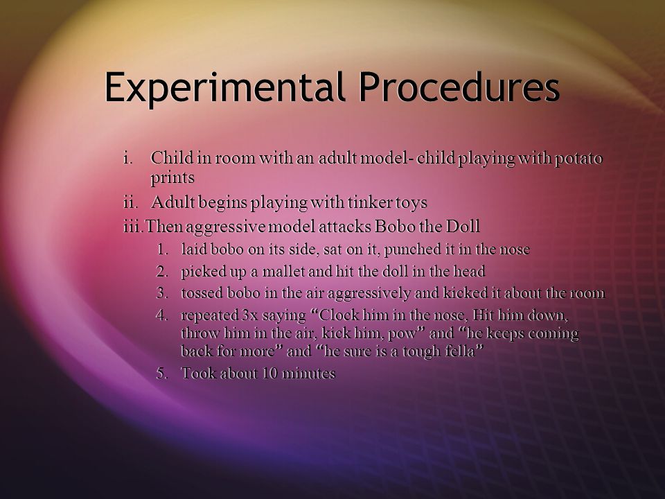 Experimental Procedures