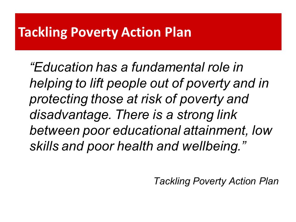 Tackling Poverty Action Plan