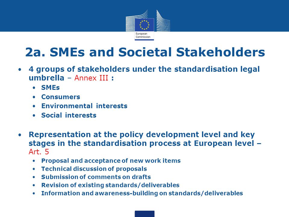 2a. SMEs and Societal Stakeholders