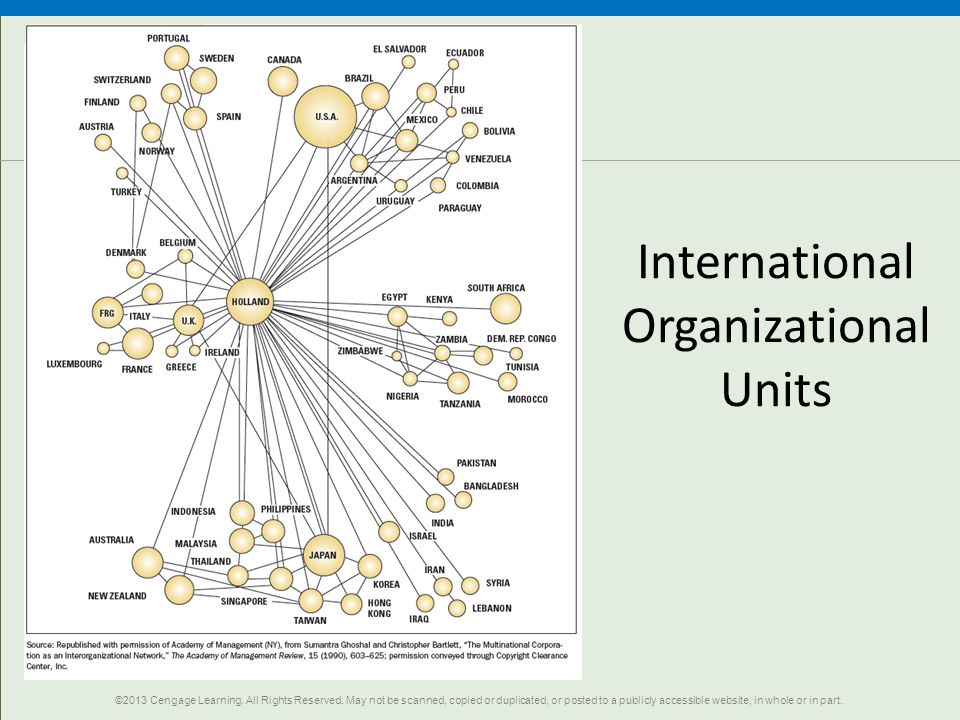 International Organizational Units