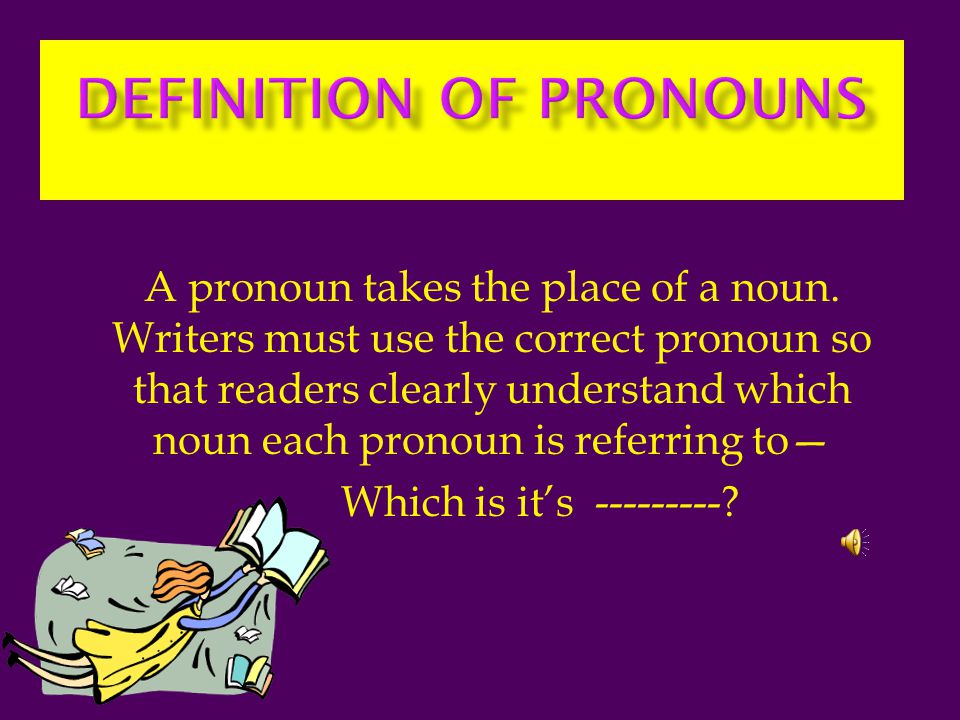 Definition of Pronouns