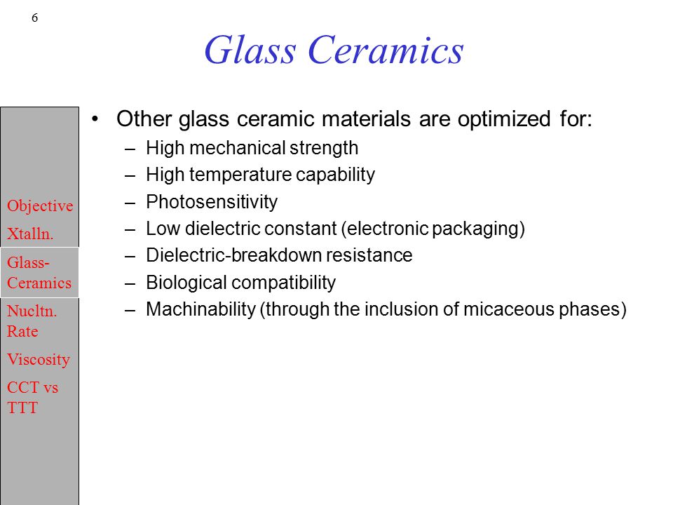 Microstructure Properties Ii Crystallization Of Glass Ppt Video Online Download