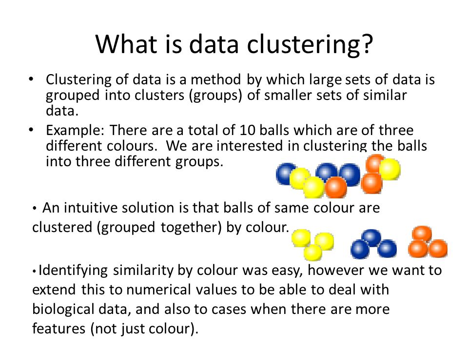 What is data clustering