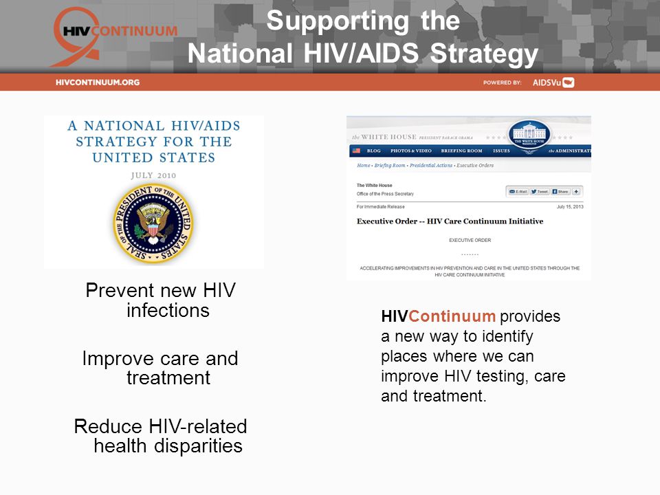 Supporting the National HIV/AIDS Strategy