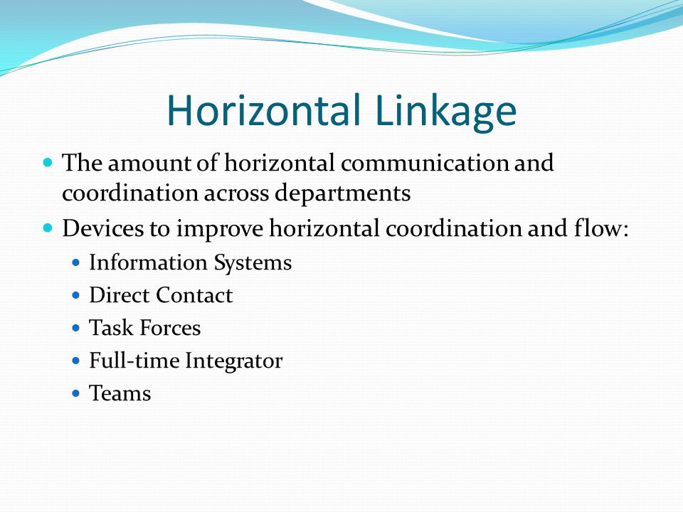 horizontal communication definition