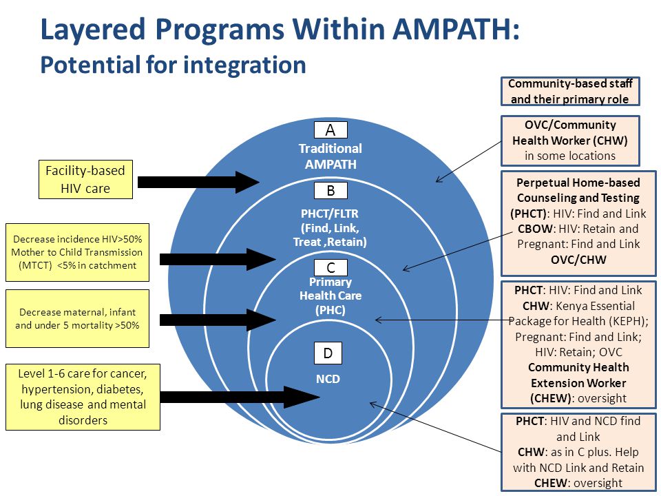 Layered Programs Within AMPATH: Potential for integration