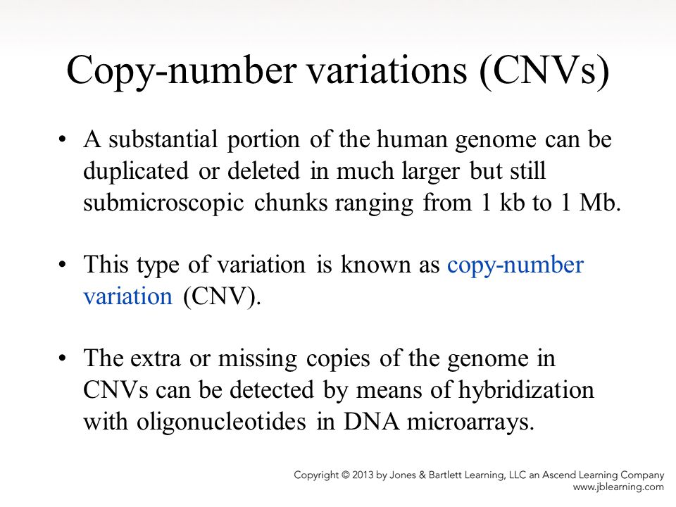Copy-number variations (CNVs)