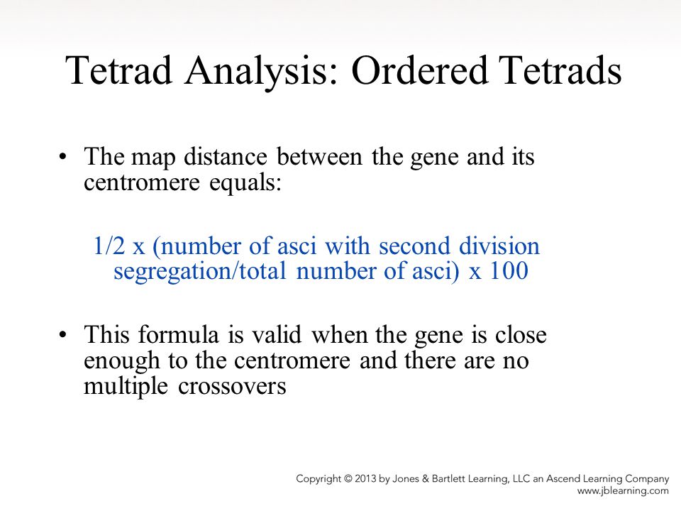 Tetrad Analysis: Ordered Tetrads
