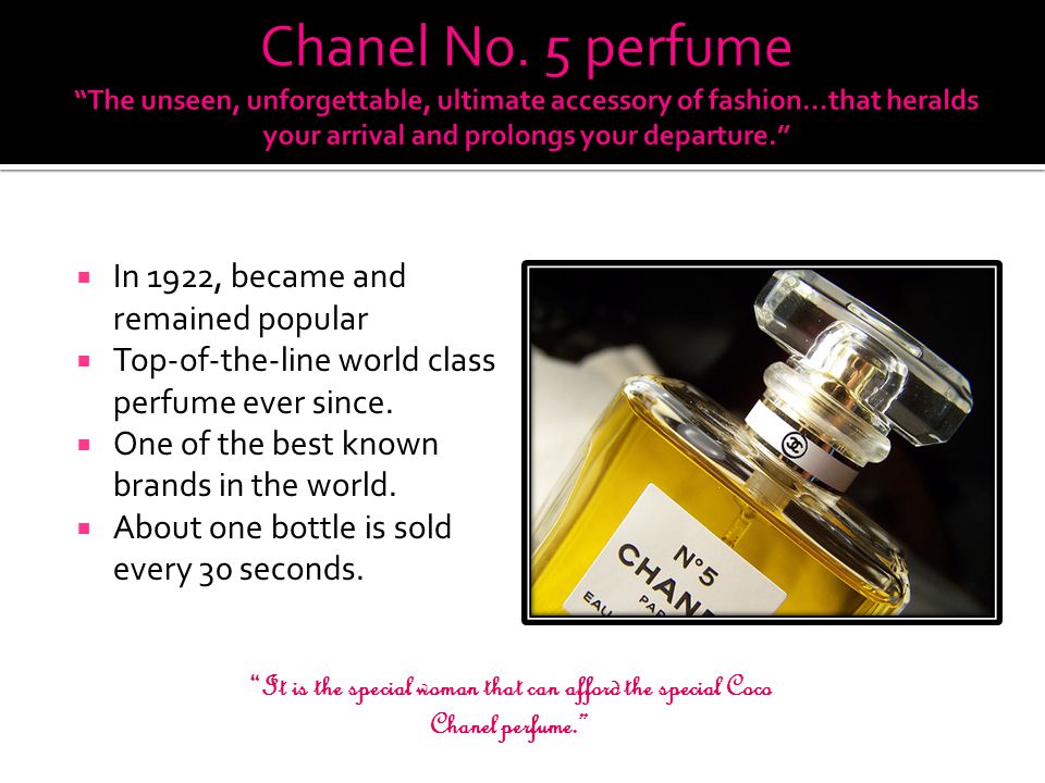 Coco chanel powerpoint