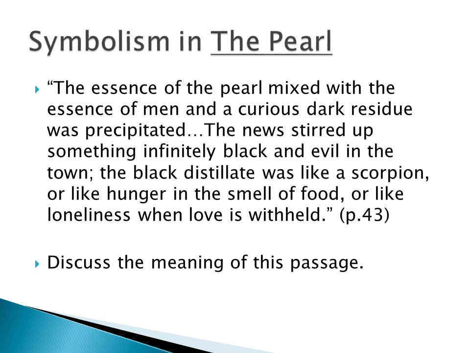 what does the doctor symbolize in the pearl