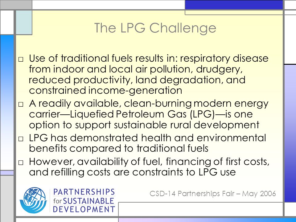 The LPG Challenge
