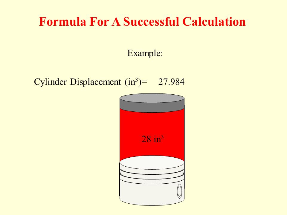 Small Engine Displacement Calculations - ppt video online download