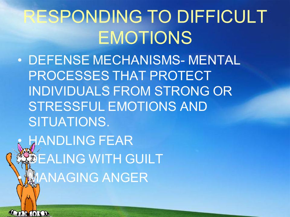 RESPONDING TO DIFFICULT EMOTIONS