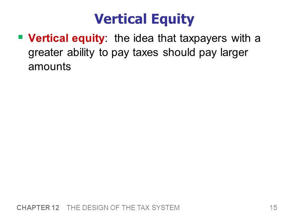 Examples of the Three Tax Systems