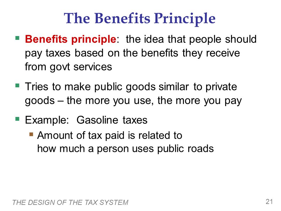The Ability-To-Pay Principle