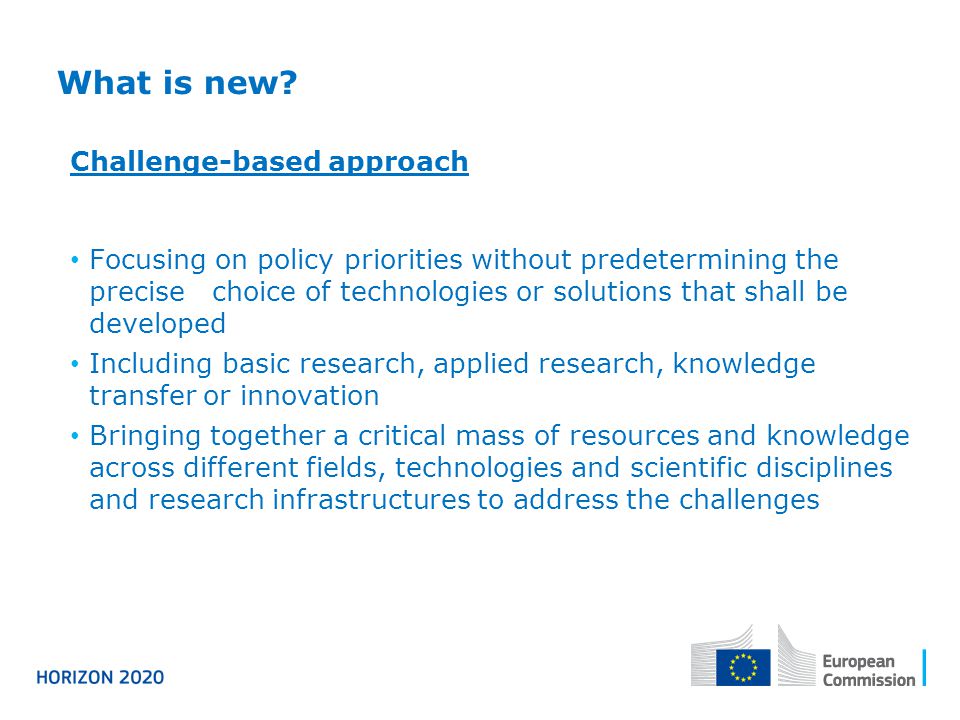 What is new Challenge-based approach