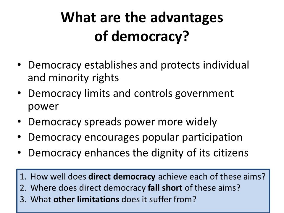 merits and demerits of democracy pdf