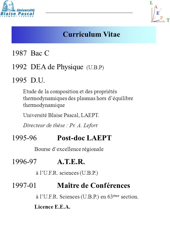 Habilitation A Diriger Les Recherches Ppt Download