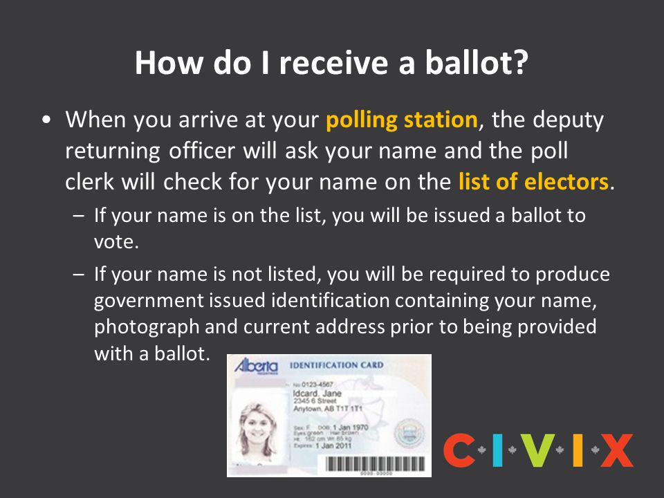 How do I receive a ballot