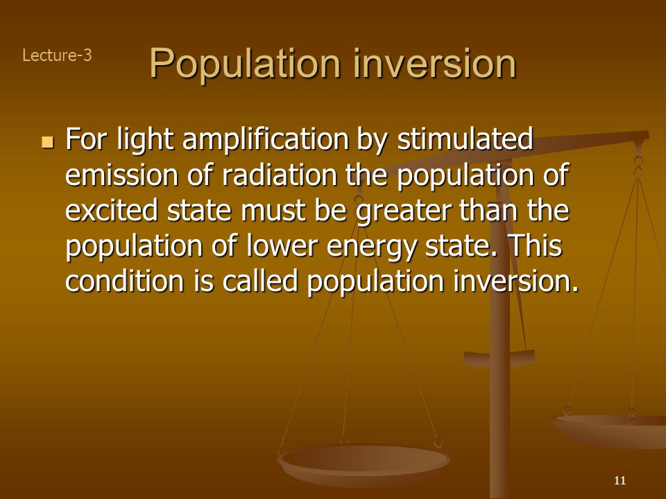 Population inversion Lecture-3.