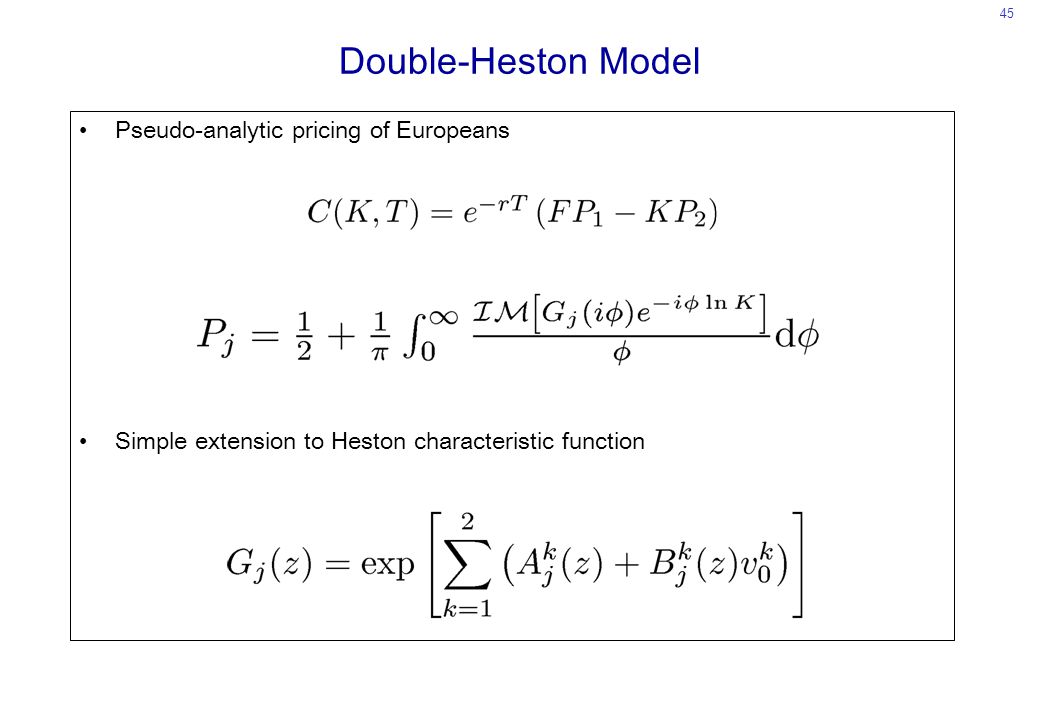 Double-Heston Model Pseudo-analytic pricing of Europeans