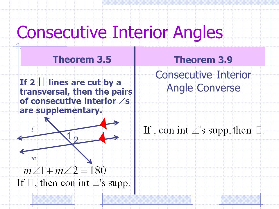 3 1 Lines And Angles 3 3 Parallel Lines And Transversals 3