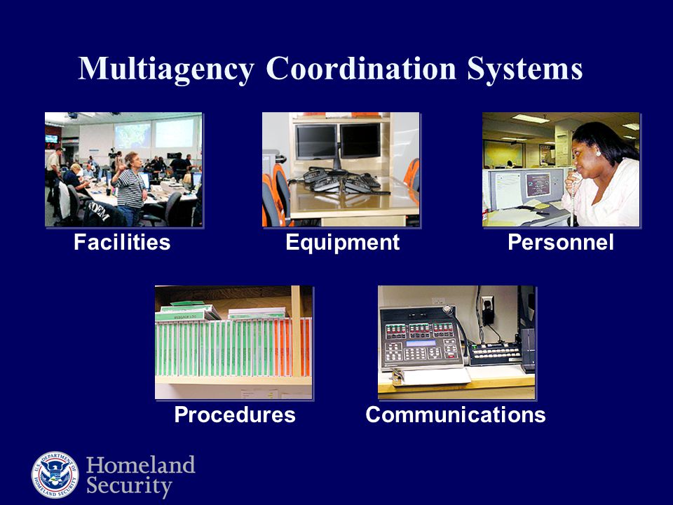 Multiagency Coordination Systems