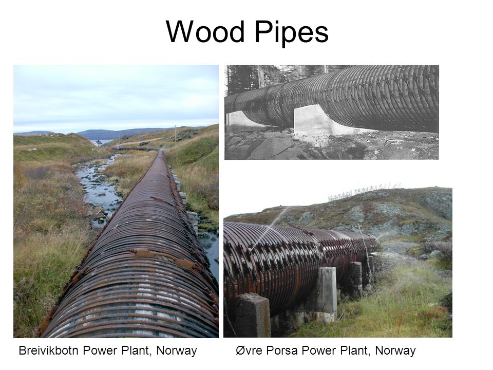 Wood Pipes Breivikbotn Power Plant, Norway