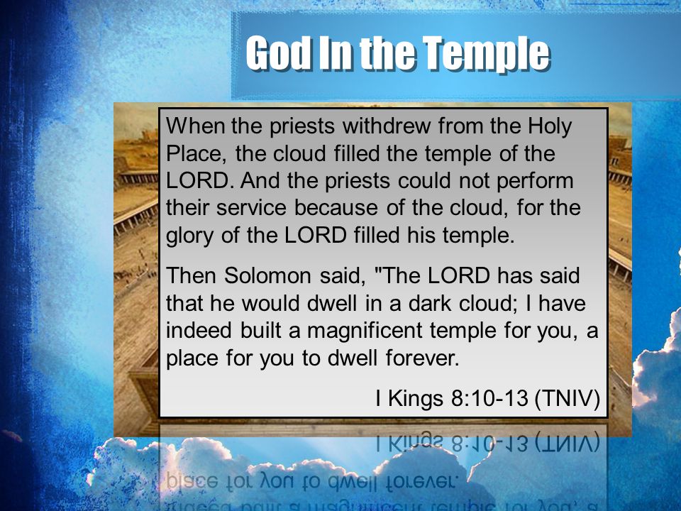 God In the Temple