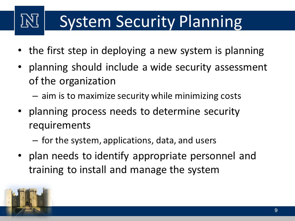 System Security Planning