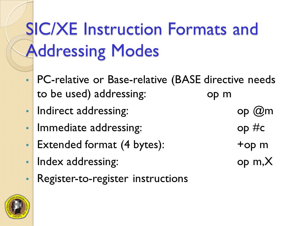 Chapter 6 Machine Dependent Assembler Features Ppt Video Online Download