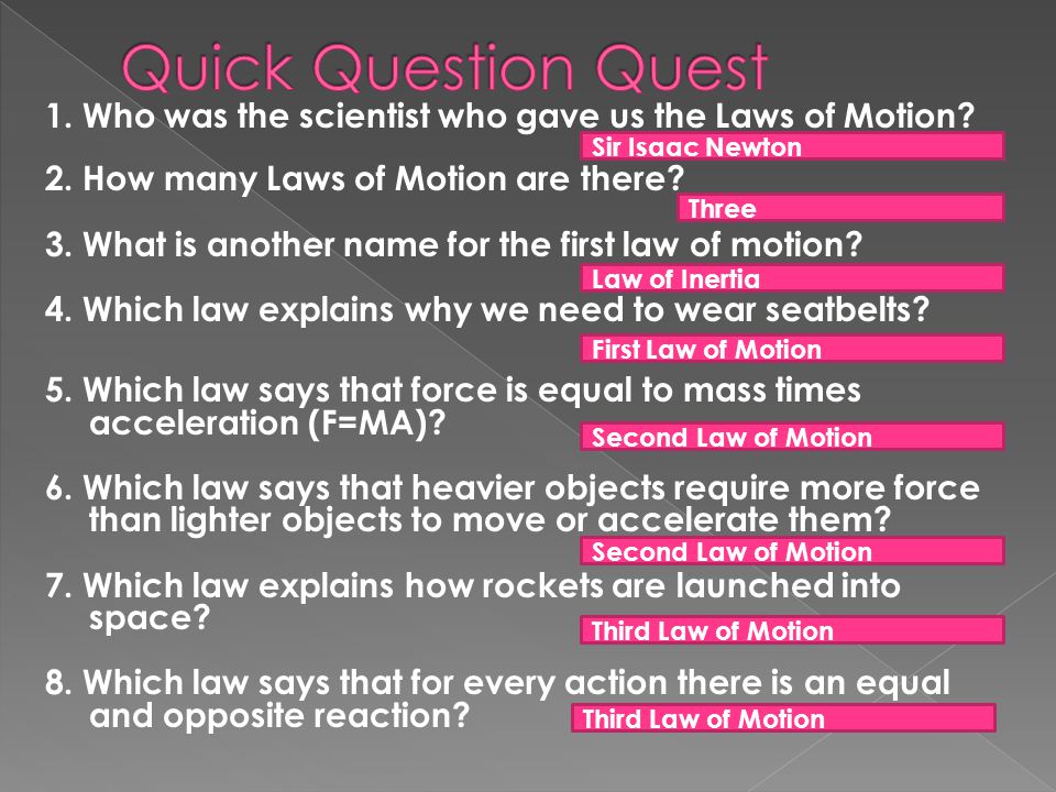 Quick Question Quest
