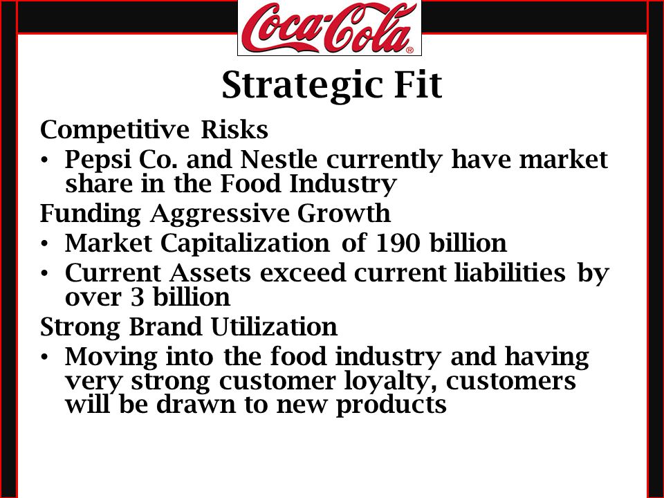 coca cola competitive strategy