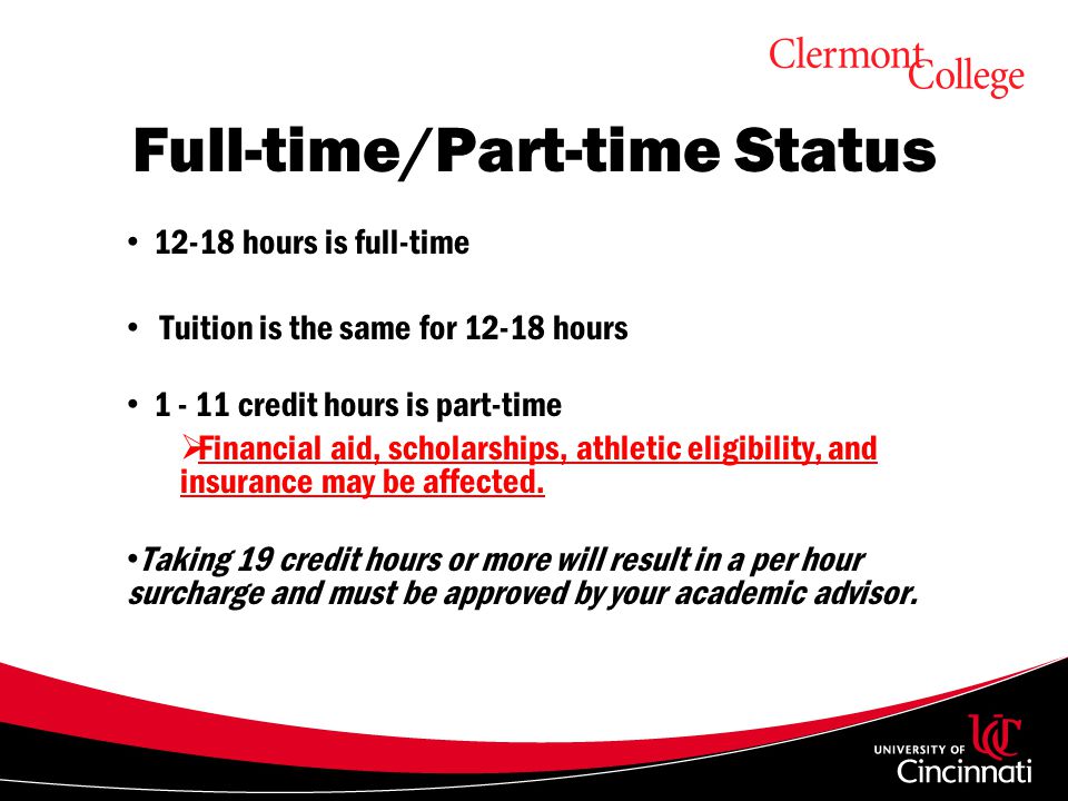 Full-time/Part-time Status