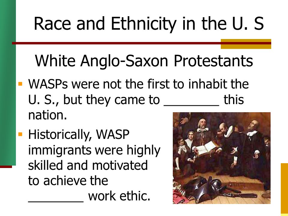 White Anglo-Saxon Protestants