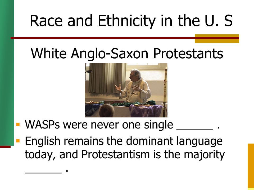 White Anglo-Saxon Protestants