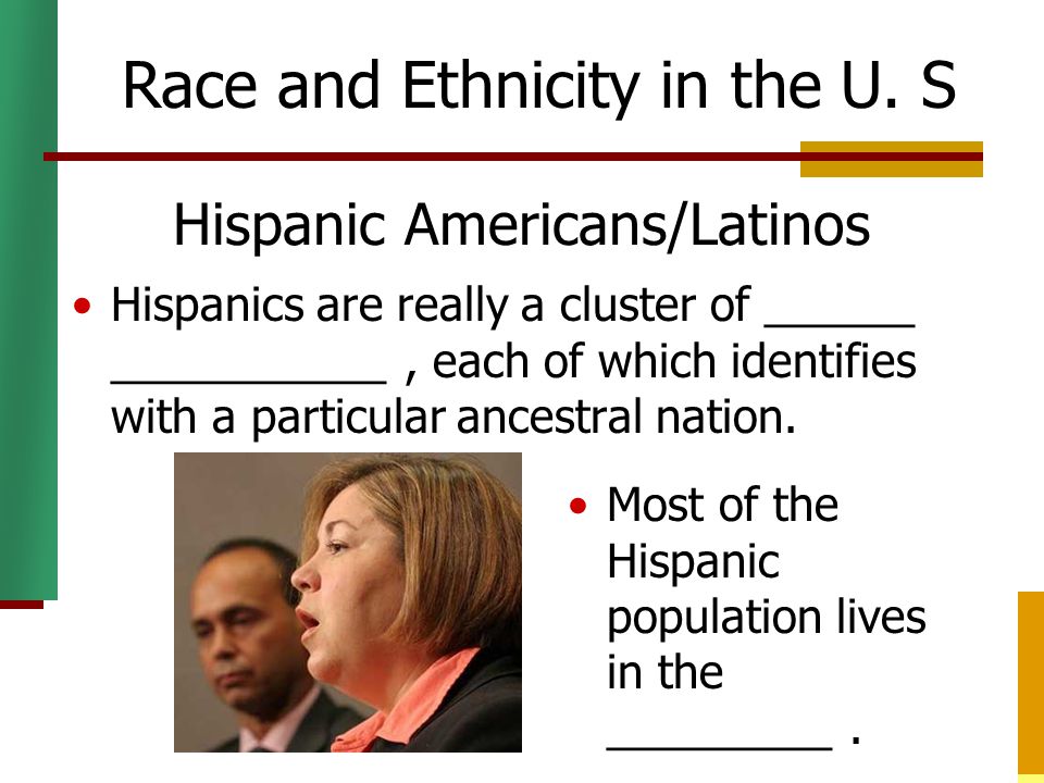 Hispanic Americans/Latinos