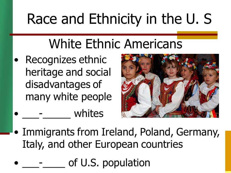 White Ethnic Americans