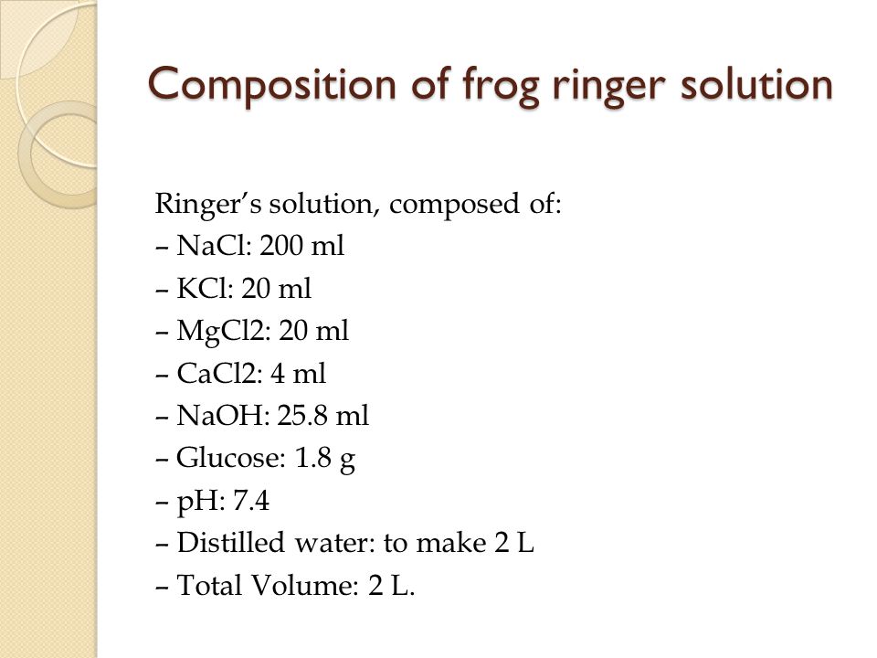 Physiological Properties Of Heart Muscle Frog Dissection - ppt video online  download