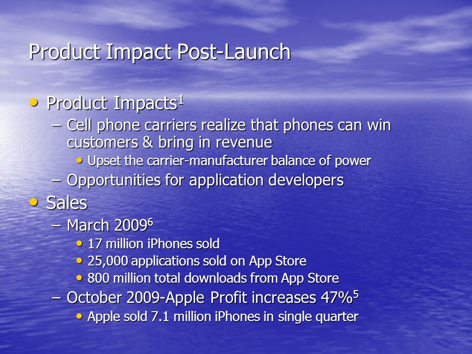 Product Impact Post-Launch