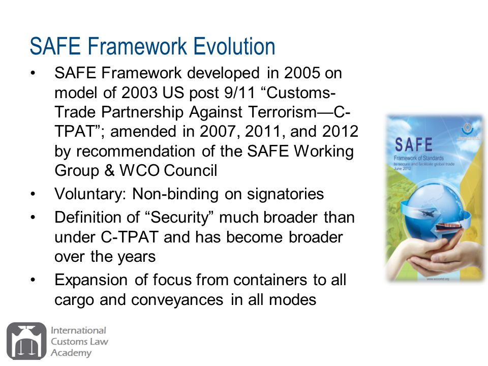 SAFE Framework Evolution