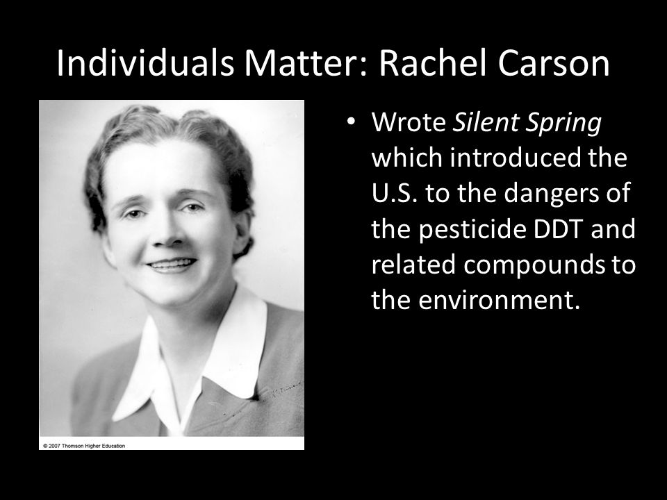 Individuals Matter: Rachel Carson