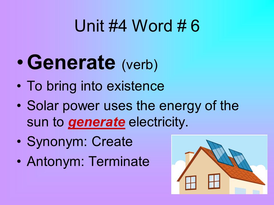 Vocabulary Unit 4 Words ppt video online download